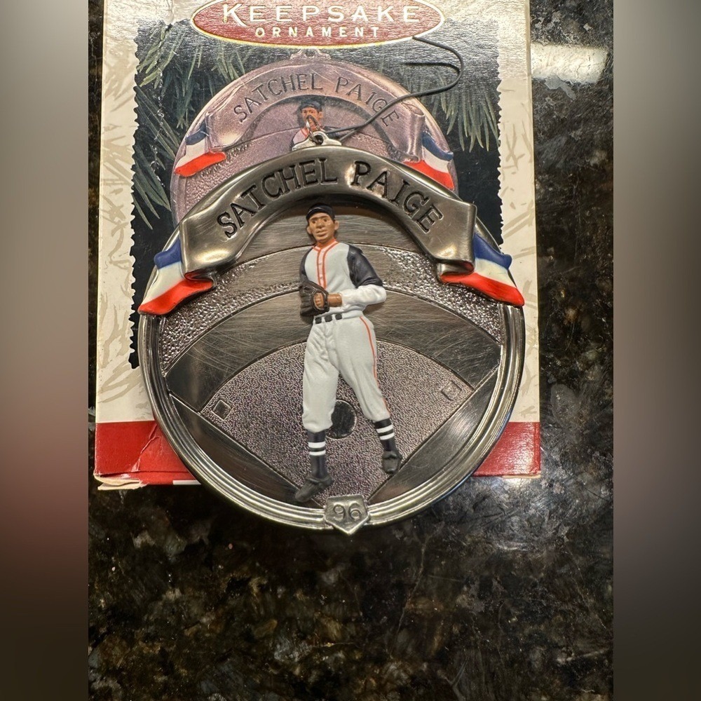 Vintage Hallmark Satchel Paige Ornament 1994‎